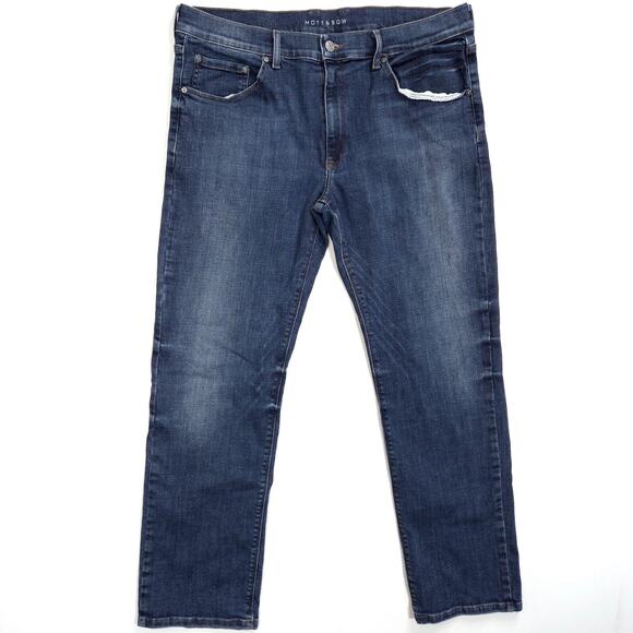 Blue Mens Skinny Jeans 38x30 Mott And Bow Slim Jeans Mens